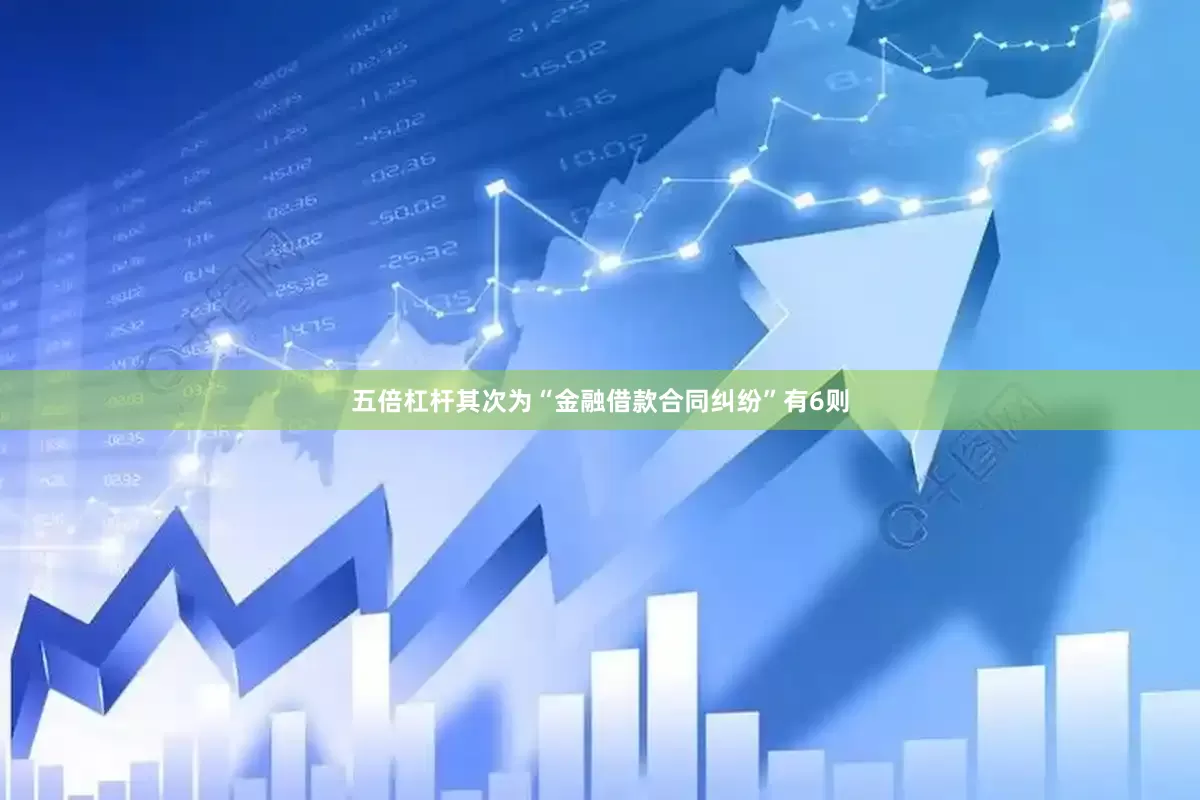 五倍杠杆其次为“金融借款合同纠纷”有6则