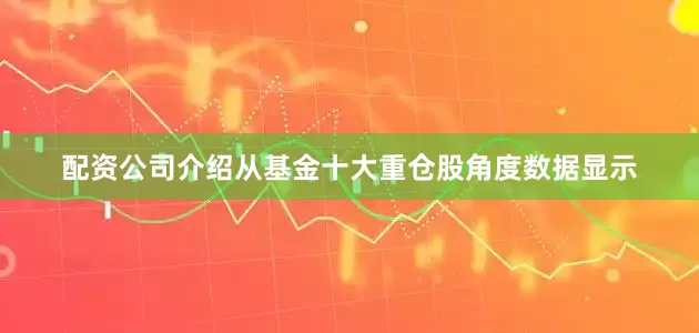 配资公司介绍从基金十大重仓股角度数据显示