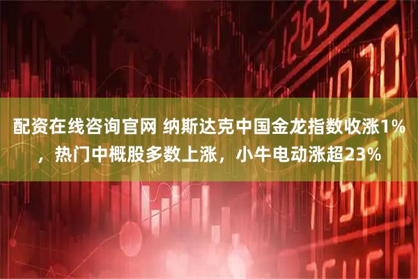配资在线咨询官网 纳斯达克中国金龙指数收涨1%，热门中概股多数上涨，小牛电动涨超23%